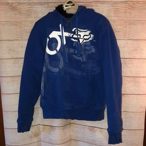 Fox zip up hoodie